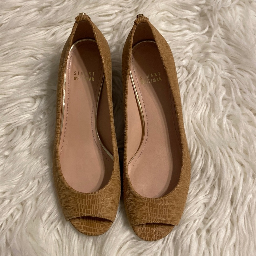 Stuart Weitzman Open Toe Shoes Size 6.5 Bnwot Col… - image 1